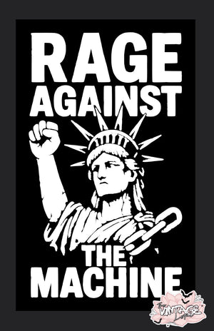 Political “Rage against the machine“ Vinyl Sticker