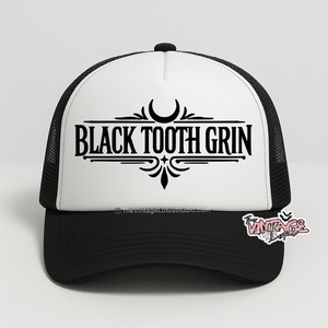 NEW 2025 Logo Black Tooth Grin Foam Trucker Hat