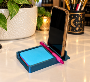 Minimalist Post-it Note, Phone & Pen Holder | STL Download Or Printed