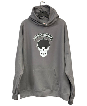 Black Tooth Grin Skull Hoodie