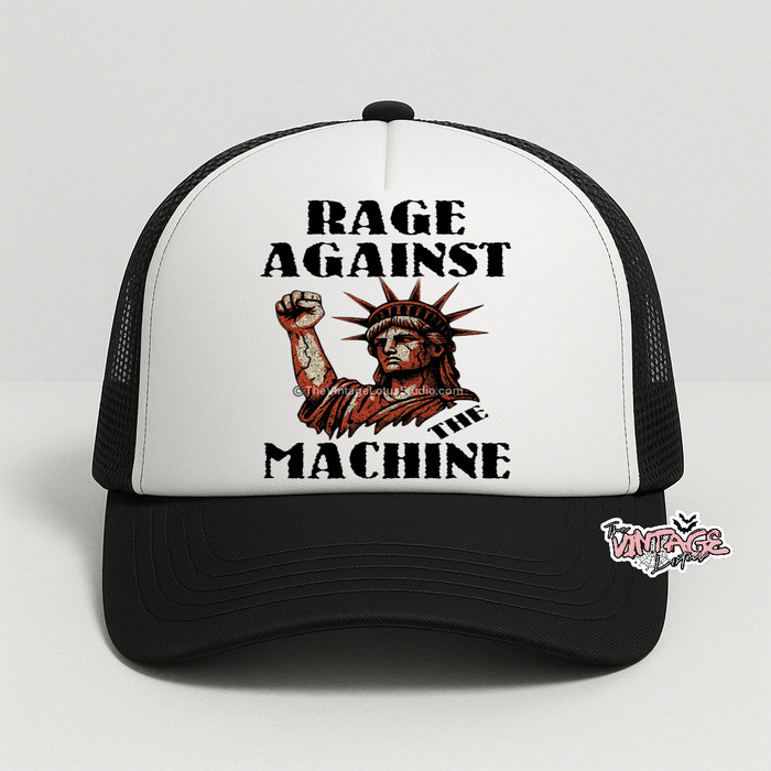 ‘Rage against the machine” Foam Trucker Hat