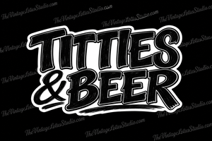 “Titties And Beer” Vinyl Sticker
