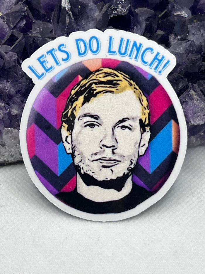 “Let’s do lunch” Vinyl Sticker
