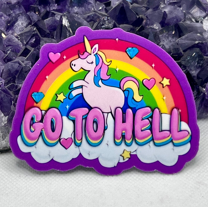 “Go to hell” Vinyl Sticker