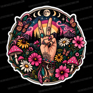Peace Vinyl Sticker