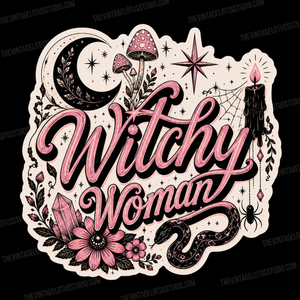 “Witchy Woman” Vinyl Sticker