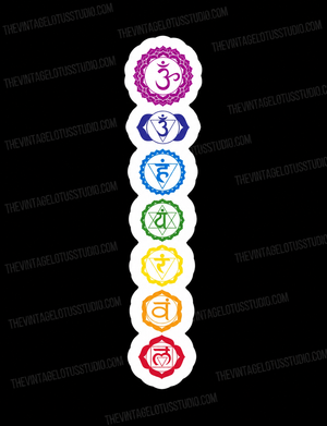 Chakra Vinyl Sticker