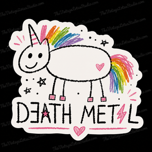 ”Death Metal” Vinyl Sticker