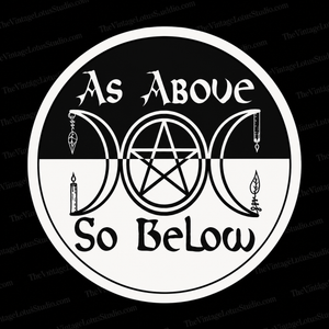 “As Above So Below” Vinyl Sticker