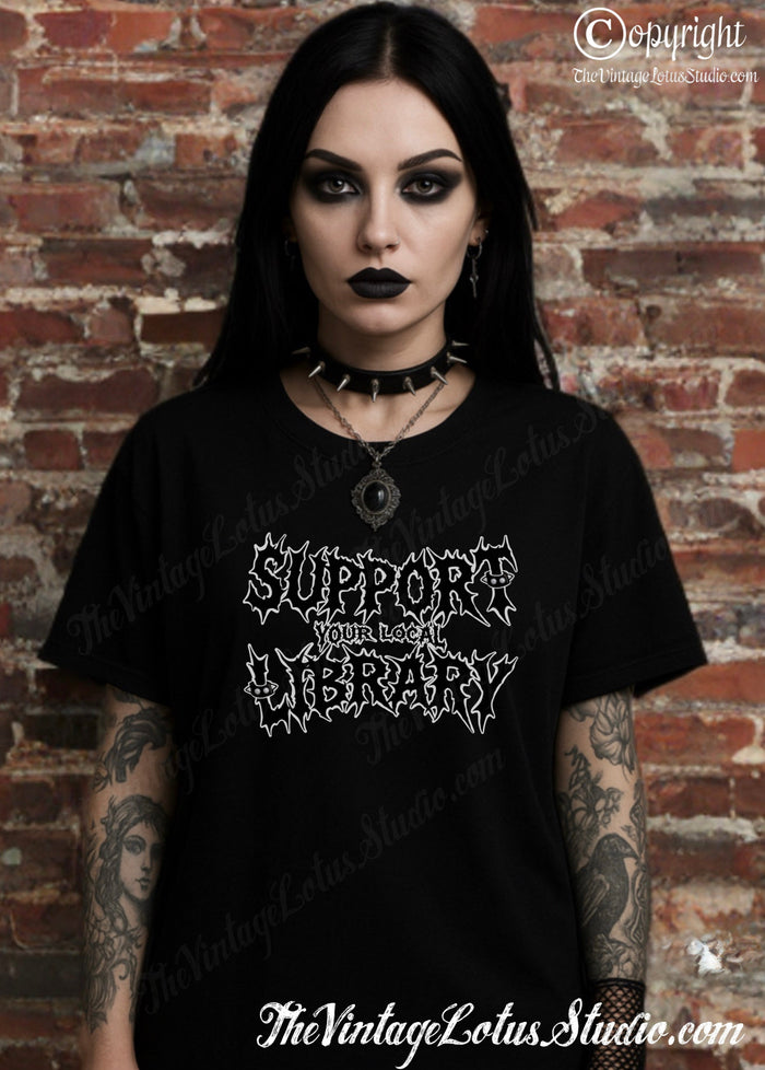 “SUPPORT YOUR LOCAL LIBRARY” Classic Unisex Tee!