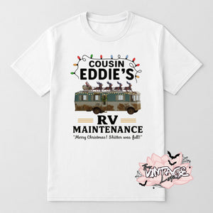 “Cousin Eddie’s RV maintenance” Unisex Soft Thin Basic Tee