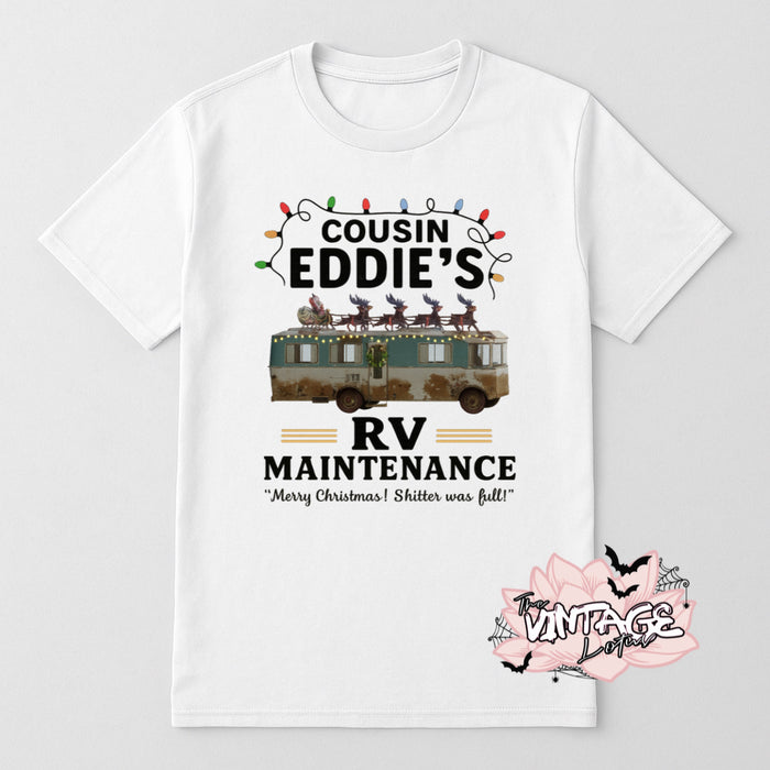“Cousin Eddie’s RV maintenance” Unisex Soft Thin Basic Tee