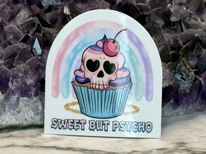 “Sweet but Psycho” Vinyl Sticker