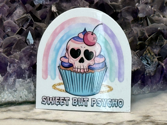 “Sweet but Psycho” Vinyl Sticker