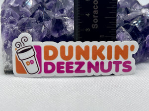 ”Dunkin Deeznuts” Vinyl Sticker