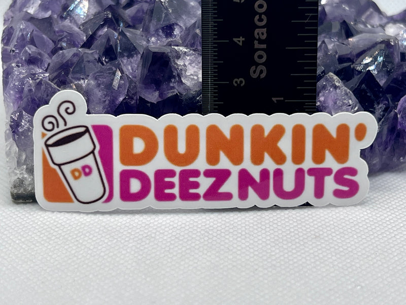 ”Dunkin Deeznuts” Vinyl Sticker – THE VINTAGE LOTUS