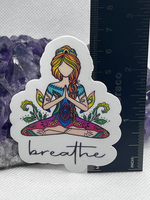 “Breathe” Vinyl Sticker