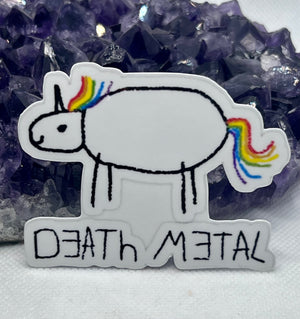 ”Death Metal” Vinyl Sticker