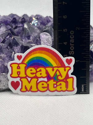 “Heavy Metal” Vinyl Sticker