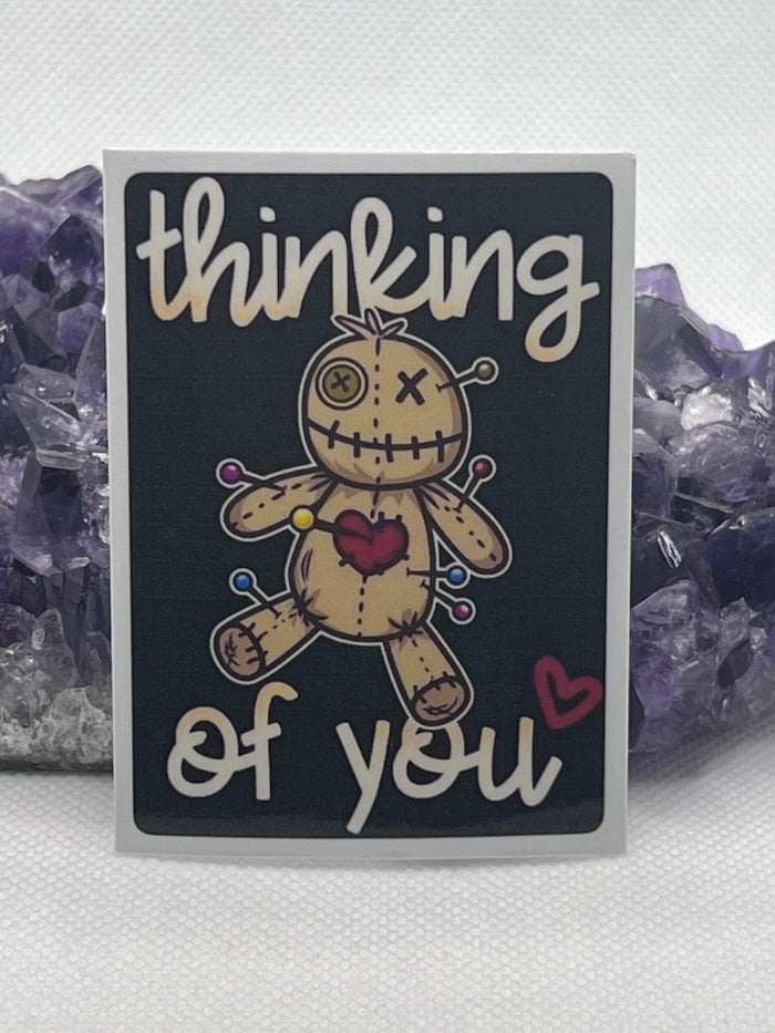 “Thinking of you” Vinyl Sticker