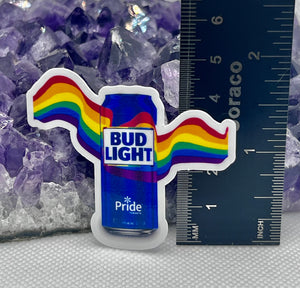 Pride Bud Light Vinyl Sticker