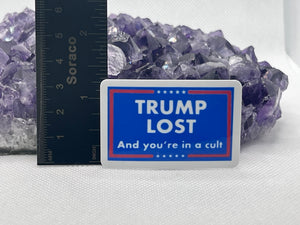 “Trump Lost” Vinyl Sticker