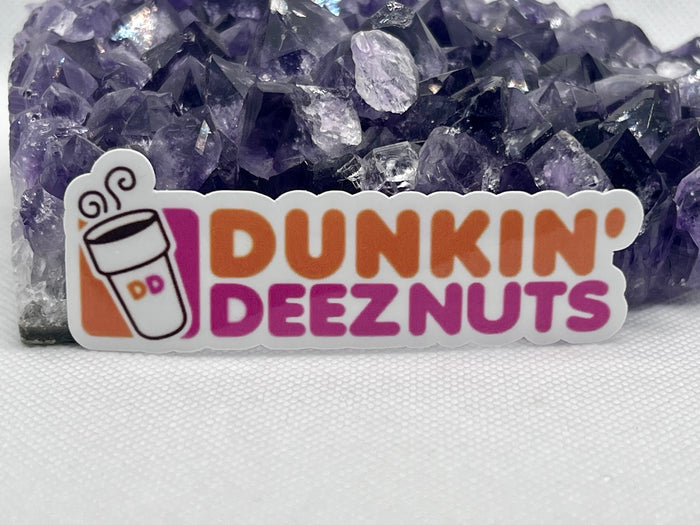 ”Dunkin Deeznuts” Vinyl Sticker