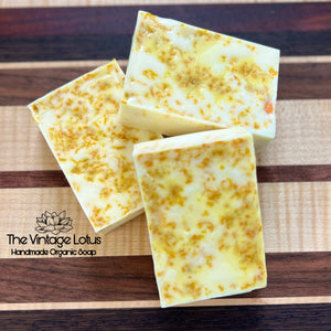 Handcrafted Organic Goats Milk Orange Zest Soap