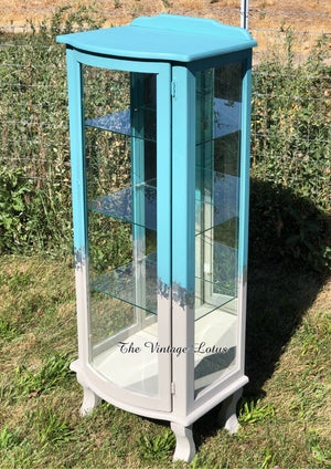 Custom Lighted Curio Display Cabinet
