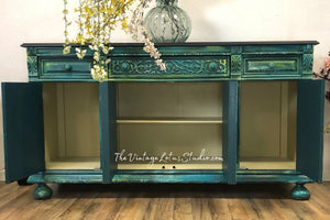 Stunning Whimsical Buffet Credenza Media
