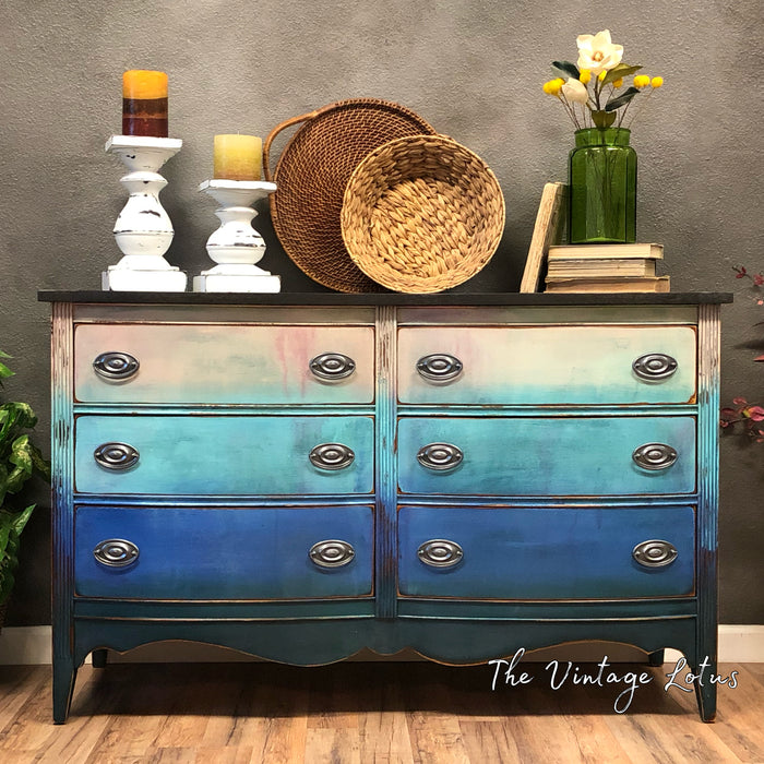 Beautiful Eclectic BoHo Dresser – THE VINTAGE LOTUS Beautiful Eclectic BoHo Dresser – THE VINTAGE LOTUS
