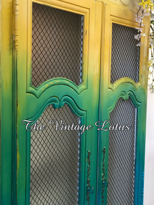 Breathtaking Boho Eclectic Armoire Cabinet