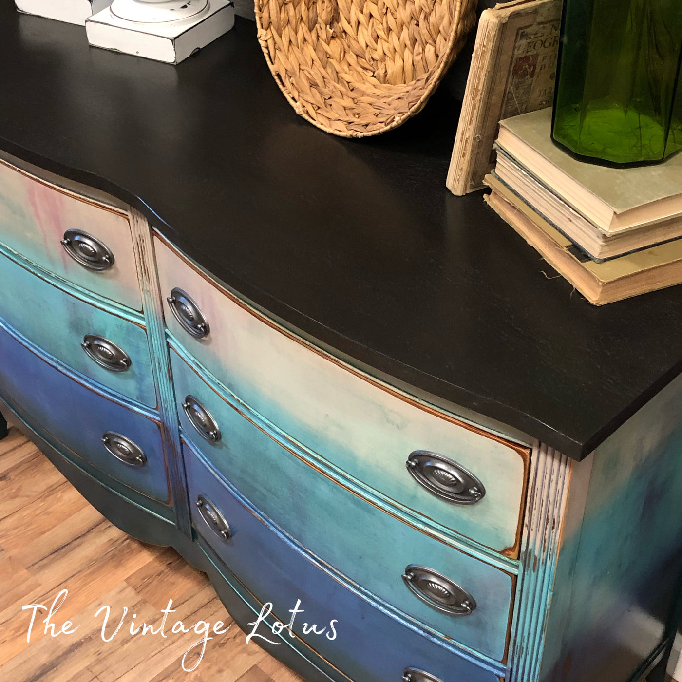 Beautiful Eclectic BoHo Dresser THE VINTAGE LOTUS Beautiful Eclectic BoHo Dresser THE VINTAGE LOTUS