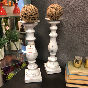 Set of 2 Farmhouse Candle Sticks