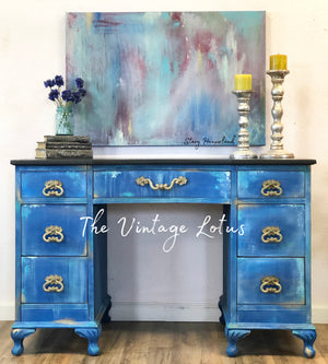 Boho Farmhouse Desk / Vanity