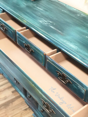 Beautiful Vintage Boho Buffet or Dresser