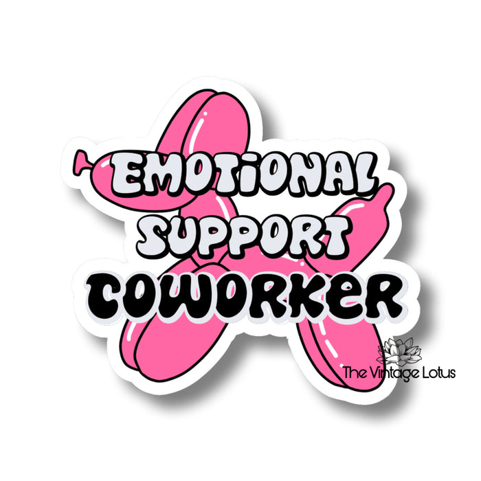 Emotional Support Coworker Sticker