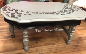 Custom Leopard Print Table