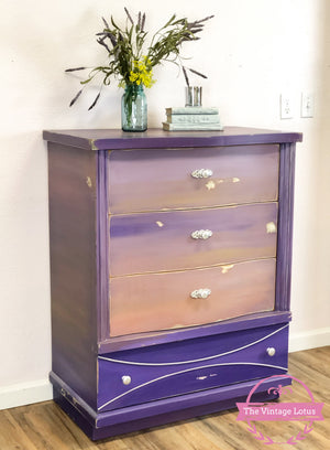 Custom Painted Dresser / Entry Piece