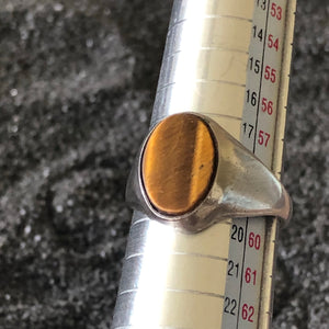 Vintage Tiger Eye Sterling Ring