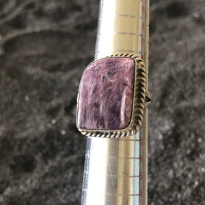 Gorgeous Unique Purple Stone Ring
