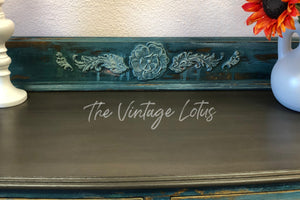 Custom Eclectic Boho Buffet Sideboard